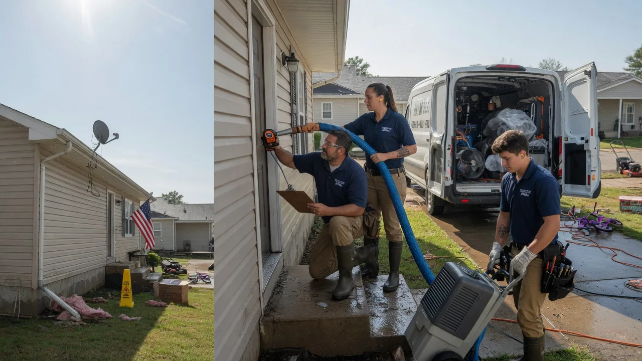Ceiling Water Damage Restoration in Gambier, OH near me